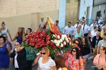 Momento de la procesión de este domingo (Foto Antonio Alí)