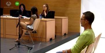 Momento del juicio celebrado ayer (Foto captada por TA de Antena3 Canarias)