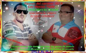 Cartel de la fiesta de los hermanos González el próximo domingo en Las Huesas (Foto TA)