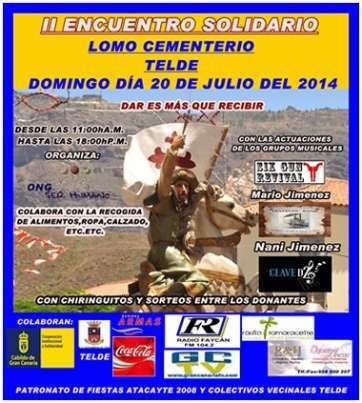 Cartel del evento benéfico este domingo (Foto TA)