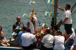 Imagen de archivo de la procesión marítima (Foto TA)