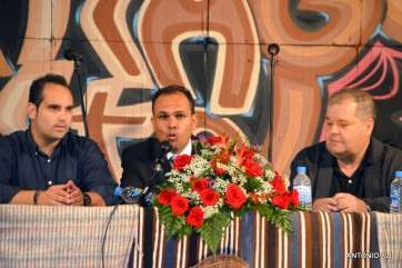 Pregón de Lomo Cementerio el pasado viernes (Foto Antonio Alí)