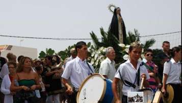 Imagen de archivo de la procesión de La Viña (Foto TA)