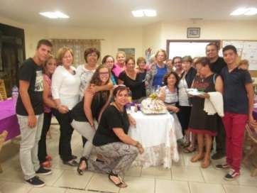 Asistentes al curso y a la fiesta el pasado lunes (Foto TA)