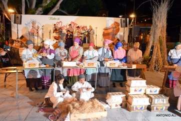 Momento de la escenificación de la zafra (Foto Antonio Alí)