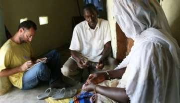 Imagen de archivo de José Naranjo en África (Foto TA)