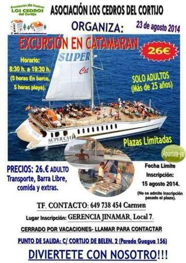 Cartel anunciador de la actividad (Foto TA)