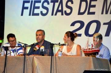 Francisco López (c), pregonero de las fiestas de Melenara 2014 (Foto Antonio Alí)