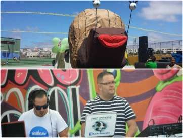 Imágenes de los dos actos (Foto TA y TF)