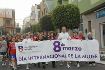 Manifestación por la igualdad en Telde (Foto TA)