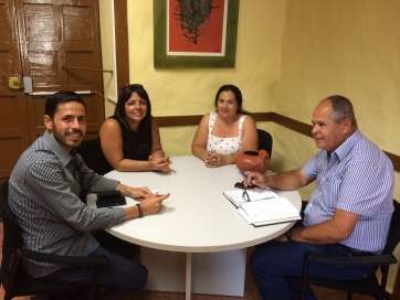 Momento de la reunión (Foto TA)