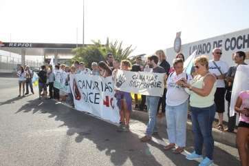 La protesta congregó a unas 70 personas (Foto Antonio Alí)