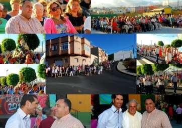 Collage fotográfico de los actos más importantes de las fiestas de El Caracol (Foto TA)