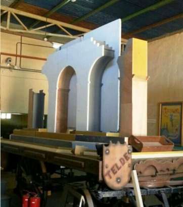 Carreta que Telde llevará a la romería del Pino del próximo domingo (Foto TA)