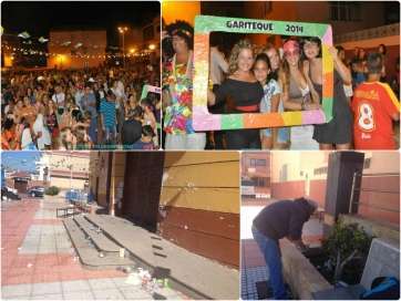 Guateque y estado en que quedó la plaza de La Garita (Foto TA)