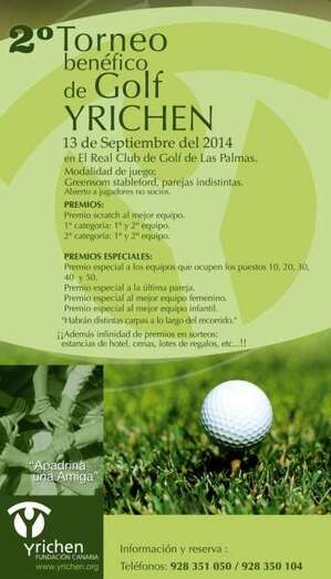 Cartel del II Torneo Benéfico (Foto TA)