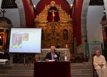 Momento de la lectura del pregón (Foto Daniel Ojeda)