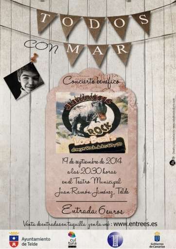 Cartel del concierto benéfico Todos con Mar (Foto TA)