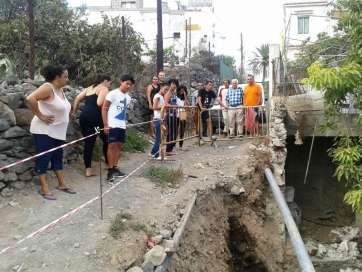 Concentración de vecinos (Foto TA)