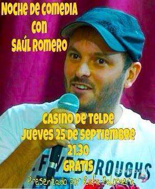 El cómico Saúl Romero (Foto TA)