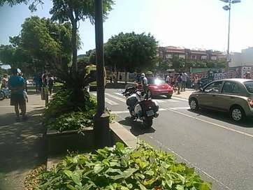 Imagen de archivo de la Avenida del Cabildo en el casco de Telde (Foto TA)