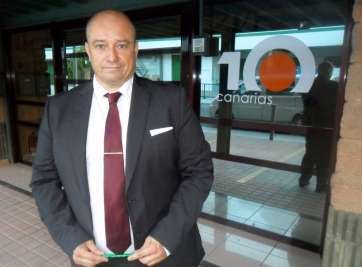 Jorge Herrara en las instalaciones de la nueve empresa (Foto TA)