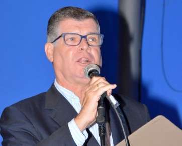 El cronista, en un momento del pregón (Foto TA)