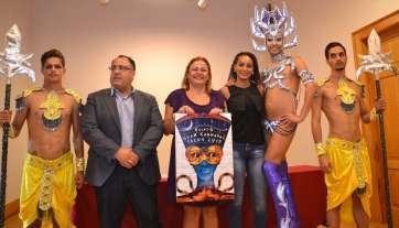 Un momento de la rueda de prensa para dar a conocer detalles del Carnaval de Telde 2015 (Foto TA)