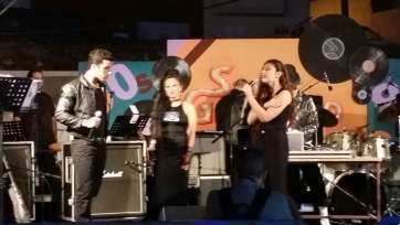 Momento de la actuación de Gariteque (Foto TA)