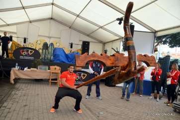 Momento del levantamiento del arado (Foto Antonio Alí)