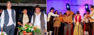 Momento del festival folclórico (Foto TA)