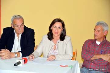 Momento del pregón de esta noche (Foto Antonio Alí)