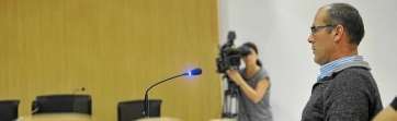 Juan Ramón Monzón durante el juicio la pasada semana (Foto Canarias7)