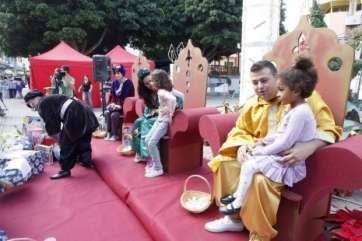 Imagen de archivo de la recogida de juguetes en Telde por los pajes reales (Foto TA)