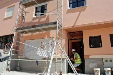 Imagen de archivo de obras en una vivienda (Foto TA)