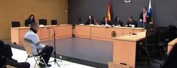 El juicio se celebra en la Audiencia de Las Palmas (Fotograma captado de RTVC)
