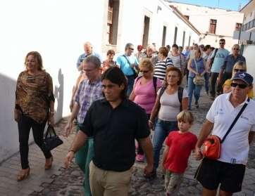 Primer recorrido de las visitas guiadas accesibles (Foto TA)