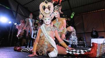 El ganador de la segunda edición del concurso de Drag Queen (Foto TA)