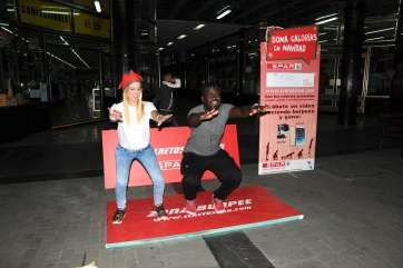 El reto Spar para donar calorías (Foto TA)