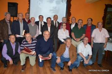 En la imagen de archivo, los socios homenajeados en diciembre del pasado año (Foto Antonio Alí)