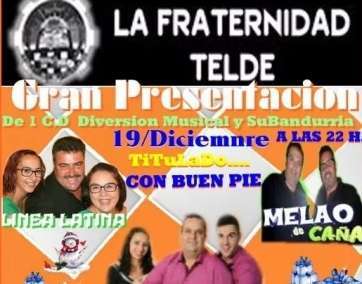 Cartel del acto de esta noche en La Fraternidad (Foto TA)