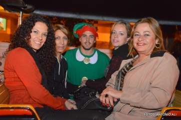 El minitren navideño de Telde recorre desde esta tarde la ZCA de Los Llanos (Foto Antonio Alí)