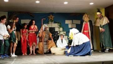 Momento de la escenificación (Foto TA)