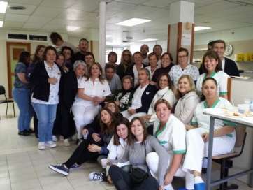 Celebración de Navidad del personal del CAE de Telde (Foto TA)