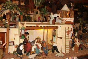 Detalle del nacimiento canario de Pepe Sánchez (Foto Jesús Ruiz Mesa)