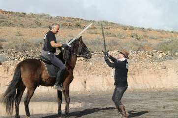 Uno de los cursos de cine de acción impartidos por Stunts Canary Islands (Foto TA)