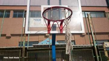 Estado de las canchas exteriores de El Hornillo (Foto José Alzola)