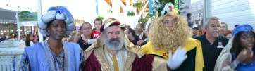 Imagen de la llegada de los Reyes Magos el año pasado a Telde (Foto TA)