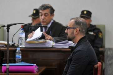 Iván Ramírez, en una de las sesiones del juicio (Foto Acfi Press)