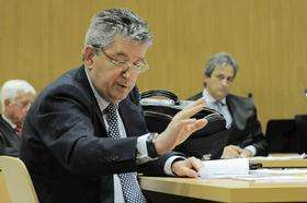 Un momento del juicio, este lunes (Foto Arcadio Suárez/C7)